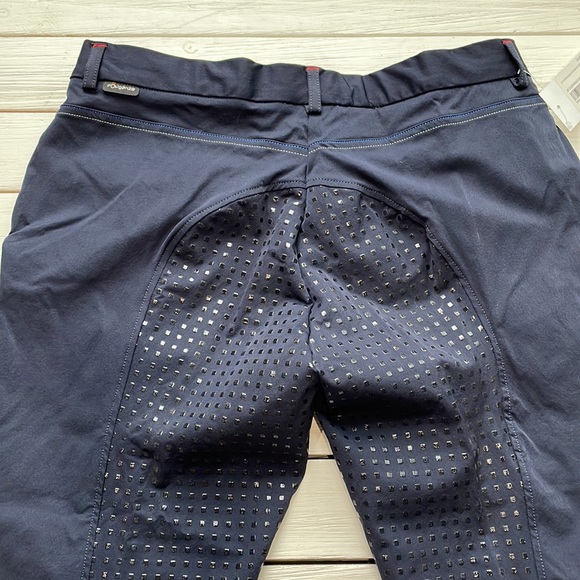 NWT Tuffrider Diane Full Seat Breeches Dark Blue size 30 - Picture 6 of 11